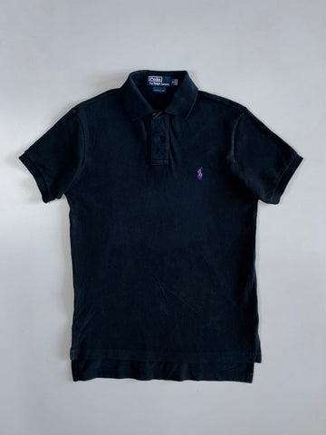 Polo by Ralph Lauren | Custom Fit Pony Polo | Faded Black & Purple (M)