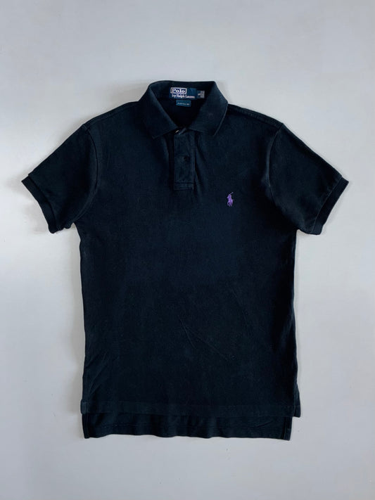 Polo by Ralph Lauren | Custom Fit Pony Polo | Faded Black & Purple (M)