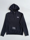 The North Face Black Pullover Hoodie – Embroidered Logo (M)