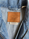 Levi's Premium Light Wash Zip-Up Denim Work Jacket (S)