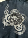 Big Train Osaka Japanese Navy Dragon Embroidered Zip Hoodie(2Xl)