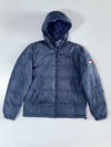 Tommy Hilfiger Flag Logo Hooded Puffer Jacket – Navy, Size (M/L)