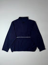 New Balance Navy Quarter-Zip Pullover Windbreaker  (M)