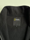 National Geographic Black Knit Fleece Zip Jacket (M)