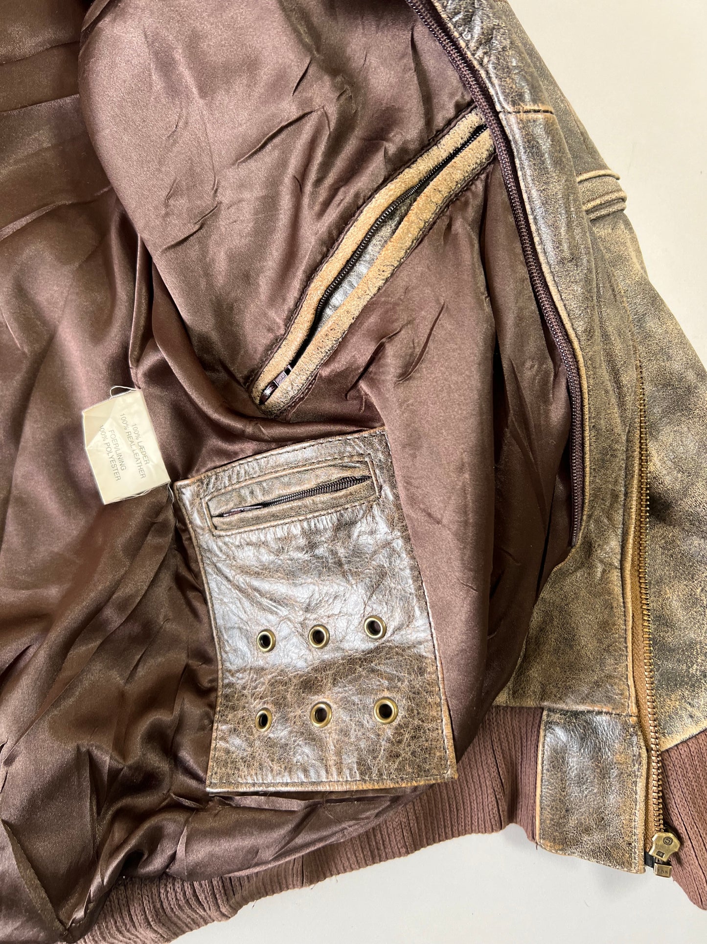 ZRare Vintage Us Air Force Original Leather (L)