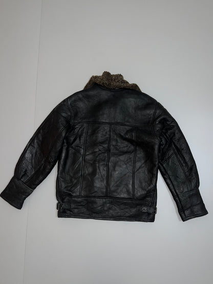 ZSuper Rare Leather Jacket | Fur inside (L)