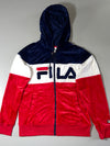 FILA Velour Zip Hoodie: (M)