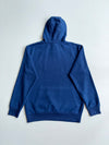 Nike Air Navy Box Logo Pullover Hoodie – Red Graphic Print (M)
