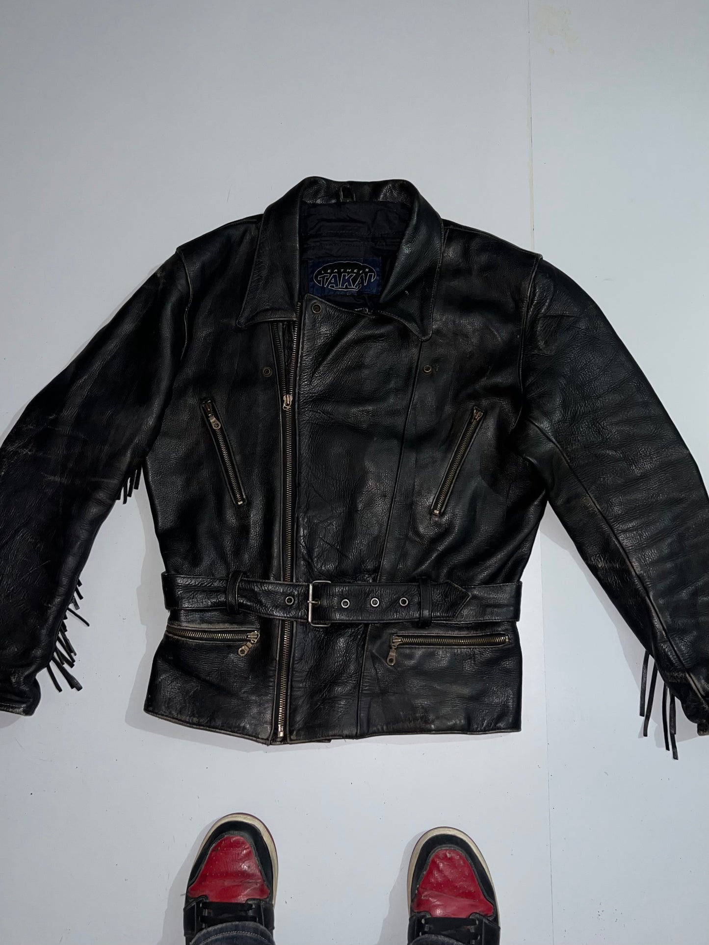 ZUltra Rare Biker Original Leather Jacket (L)