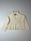 Polo Ralph Lauren Cable Knit Cropped Sweater – Cream Women’s  (S)