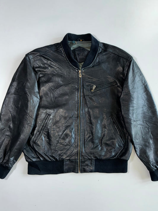 Vintage Premium Original Pure Leather Jacket (2XL)