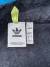 Adidas 1/4 Zip Fleece – Black & Blue  (L)