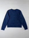 Patagonia Organic Cotton Quilted Crewneck Sweatshirt – Navy Heather,(S)