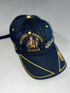 Vintage Linea Effe Pescatori Cannisti Trecella Navy Embroidered Fishing Cap – Italian (Adjustable)
