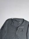 Black Yak Himalayan Original Charcoal Grey Quarter-Zip Pullover (M)