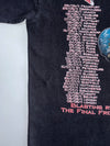 Iron Maiden The Final Frontier Album Graphic Band vintage T-Shirt Faded Black (L)