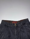 Marlboro Classics Black Pleated Chino Shorts (W:30) (L:21)