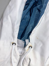 Adidas Originals | White Navy Trefoil Hooded Windbreaker (L)