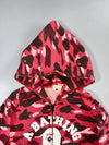BAPE Red Camo College Full-Zip Hoodie (M)