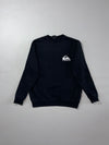 Quiksilver Classic Logo Black Crewneck Sweatshirt (M)