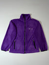 Columbia Titanium Interchange Purple Fleece Jacket (S)