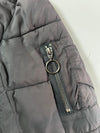 Superdry Black Hooded Puffer Bomber Jacket (M)