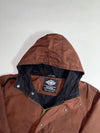 Dickies | Made in England Brown Waxed Hooded Field Jacket (XL)