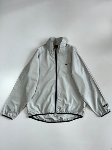Nike Clima-Fit Silver Windbreaker Jacket (L)