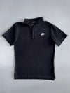 Nike Sportswear | Futura Logo Piqué Polo | Washed Black (S/M)