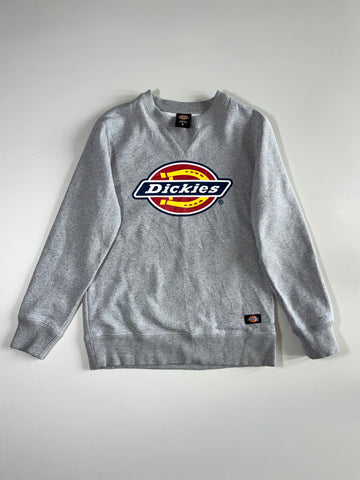 Dickies Big Horseshoe Logo Crewneck Sweatshirt – Heather Grey (S)