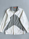 Nike White & Grey Colourblock Windbreaker Jacket | Vintage Lightweight Jacket (M/L)