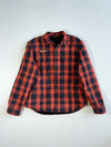 Vintage Harley-Davidson Red Black Plaid Sherpa Lined Shirt Jacket (XL)