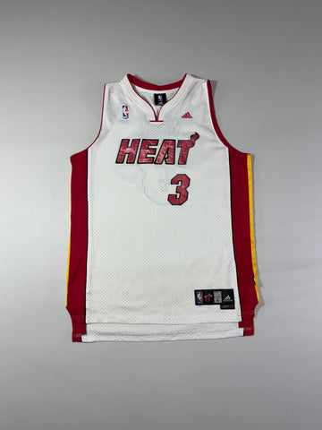 Adidas NBA Authentics Miami Heat #3 Dwyane Wade Home Jersey (L/XL)