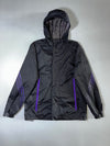 Adidas Windbreaker Rain Jacket Black/Purple (XL)