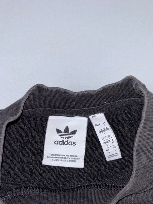 Adidas Originals Black 3-Stripes Crewneck Sweatshirt (M)