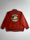 Nature Noah Patchwork Quilted Varsity Jacket  (XL)