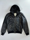 Tom tailor Premium Original Leather Jacket (Detechable hood) (L)