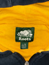 Roots Athletics Varsity “R” Logo Zip Hoodie Black/Gold (XL)