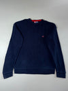 Chaps Ralph Lauren Herringbone Knit Sweater – Navy (2XL)