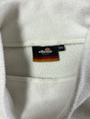 Ellesse Heritage | Mock Neck Fleece Logo Pullover – White | (M/ L)