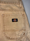 Dickies Washed Tan Carpenter Workwear Shorts (W:31) (L:21)