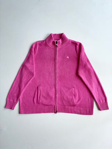 Lauren Ralph Lauren Full-Zip Knit Cardigan – Pink(XL)