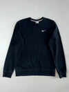 Nike Swoosh Crewneck Sweatshirt – Black (S/M)