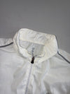 Allforyou White Lightweight Zip-Up Windbreaker Jacket (L)