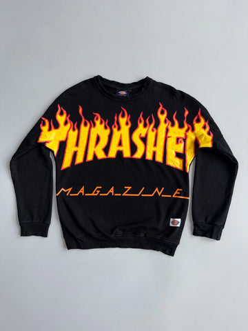 Thrasher Magazine x Dickies Flame Logo Sweatshirt (S)