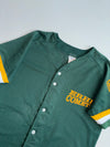 Vintage Athletic Knit "ERHS Comets" Mesh Baseball Jersey – Green/Yellow (L)