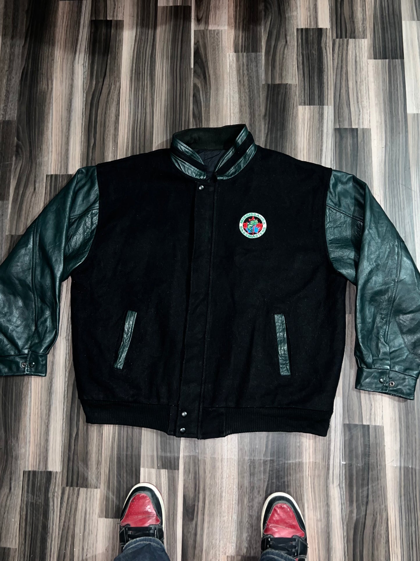 Ultra Premium Varsity Jacket with Premium Leather on sleeve (2XL) (RARE)