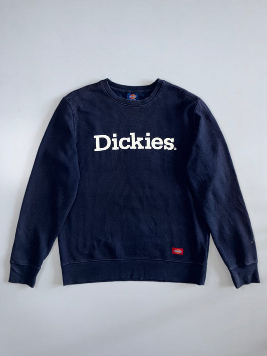 Dickies Since 1922 Spellout Logo Crewneck Sweatshirt  Navy Blue (L)