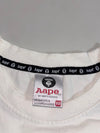 AAPE by A Bathing Ape Camo Ape Head Crewneck – White (XS/S)