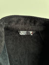 Black Yak Grey Croc Texture Patchwork Fleece Half Zip (S)